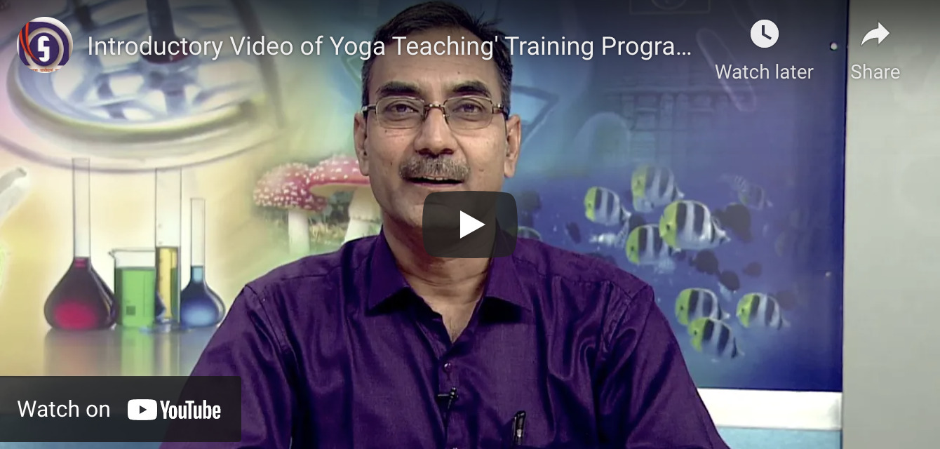 Vocational Yoga Teachers' Training Programme